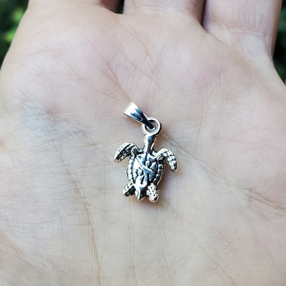New Silver Turtle Charm - Picture 8 of 10